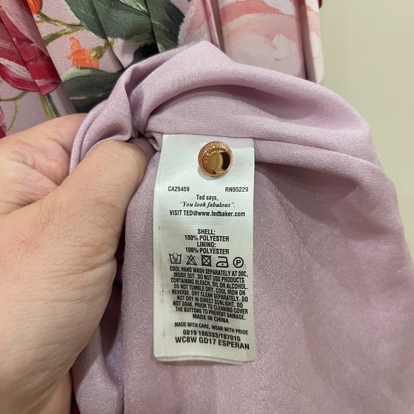 Ted Baker Esperan Serenity Pleated Dress - Picture 7 of 8